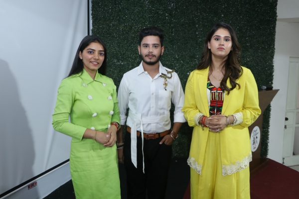 Samiksha, Aakash and Yashika (from left to right)
