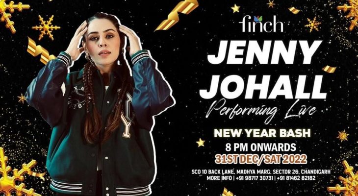 Jenny Johall Live for new year parties