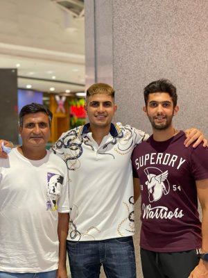 Shubman with friends