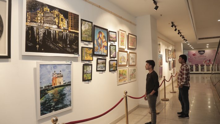 Unique Visual Art Exhibition at Elante mall