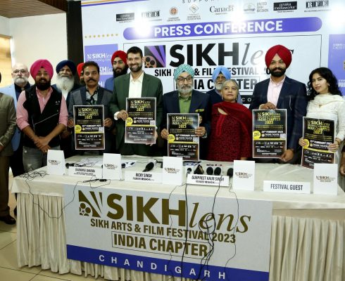 Release of the poster of Sikhlens Arts and Films Festival 2023