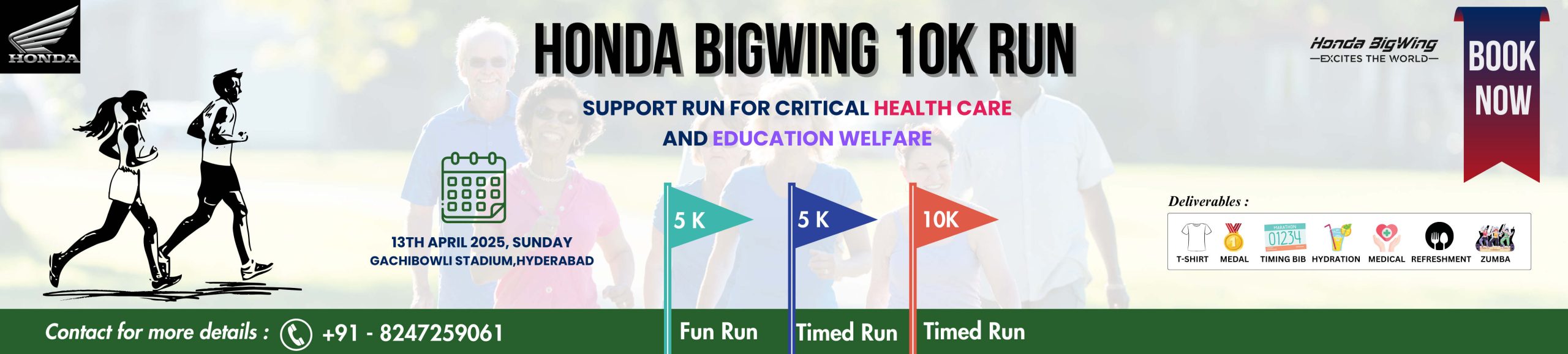 Honda BigWing 10K Run: Let’s Get Hyderabad Geared Up For A Cause